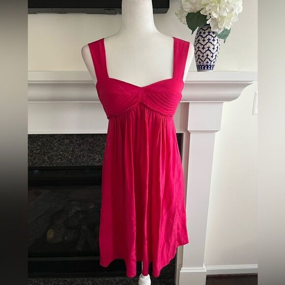 NWT Black Halo Silk mini babydoll dress size small - Picture 1 of 14